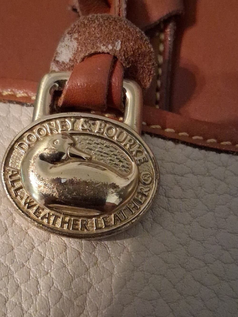 Exceptional Vintage AWL  Dooney & Bourke  Leather Satchel / Shoulder Bag ( GEM ) - Picture 13 of 15